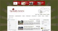Desktop Screenshot of objekty.reality-komarno.eu