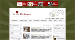 Desktop Screenshot of byty.reality-komarno.eu